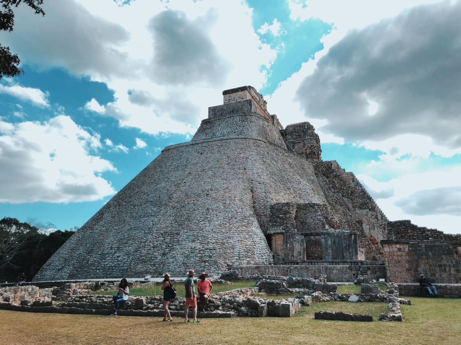 The Pyramid of the Magician at the Uxmal archaeological site